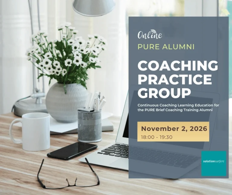 Pure Brief Coaching Training Alumni Online Solution Focus Coaching Practice