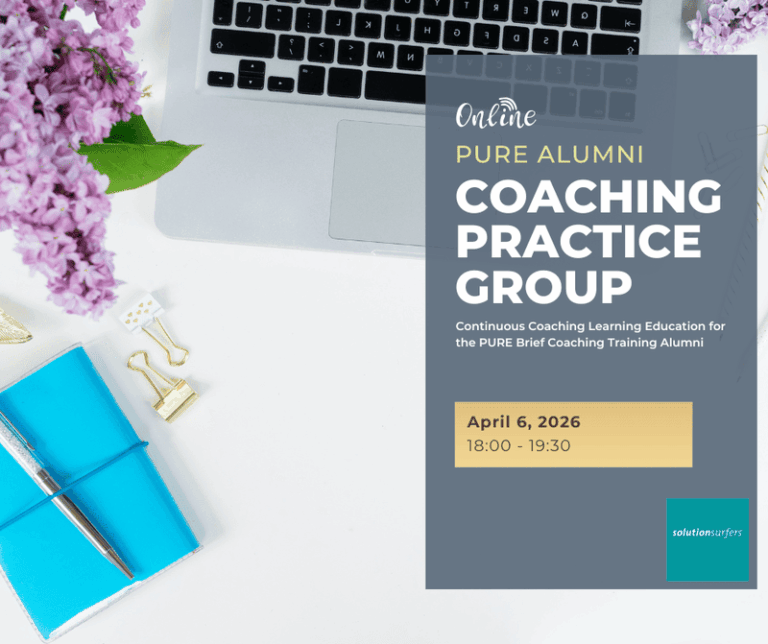Pure Brief Coaching Training Alumni Online Solution Focus Coaching Practice