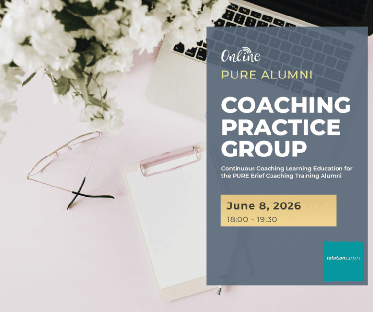 Pure Brief Coaching Training Alumni Online Solution Focus Coaching Practice