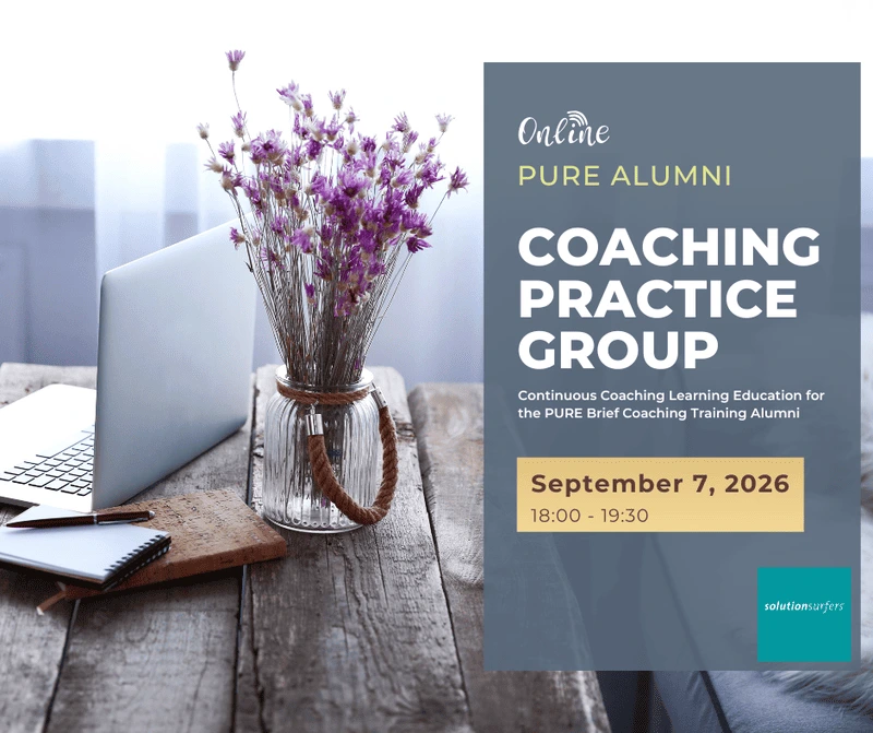Pure Brief Coaching Training Alumni Online Solution Focus Coaching Practice
